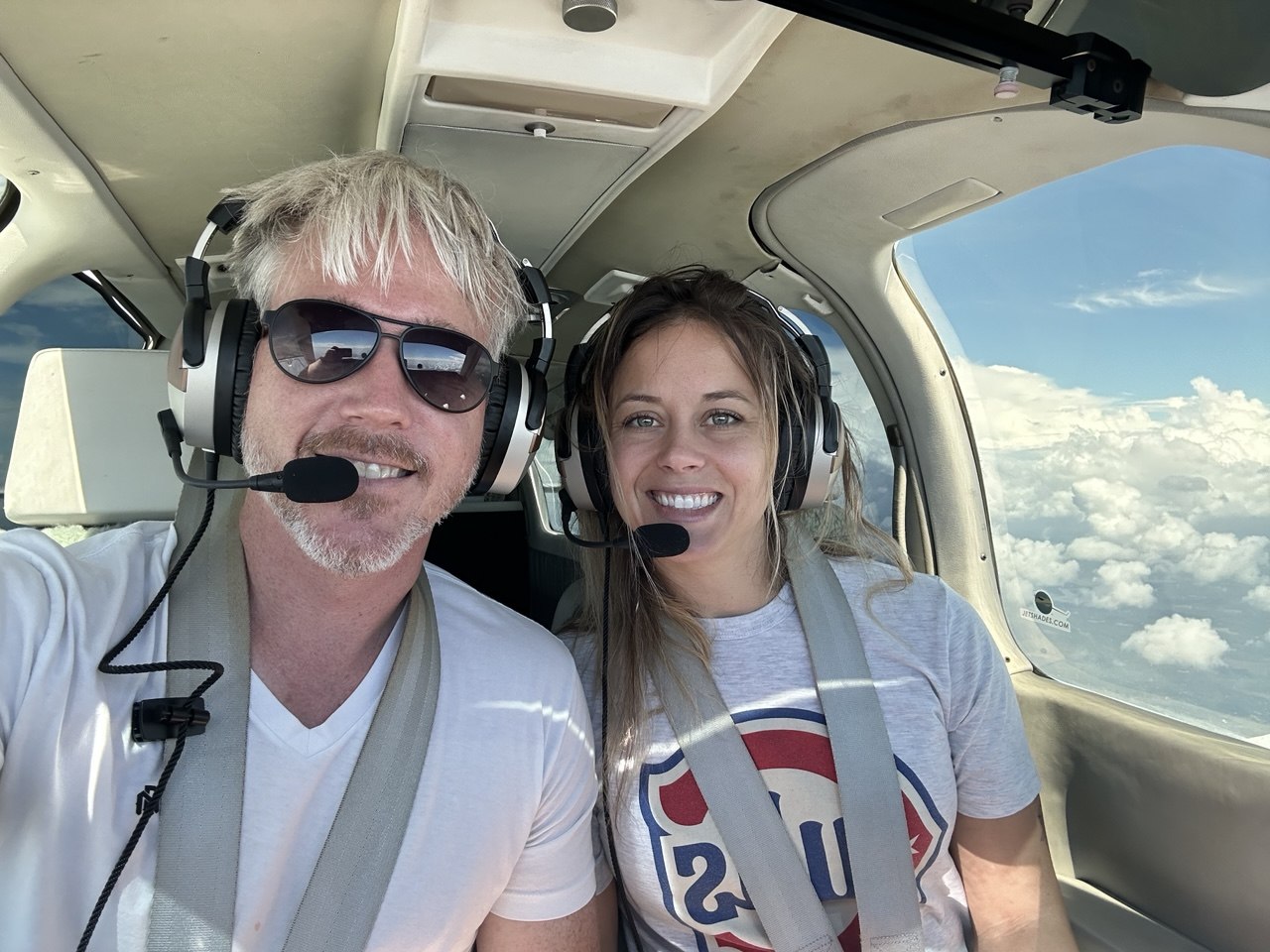 AJ with his Bonanza N74US